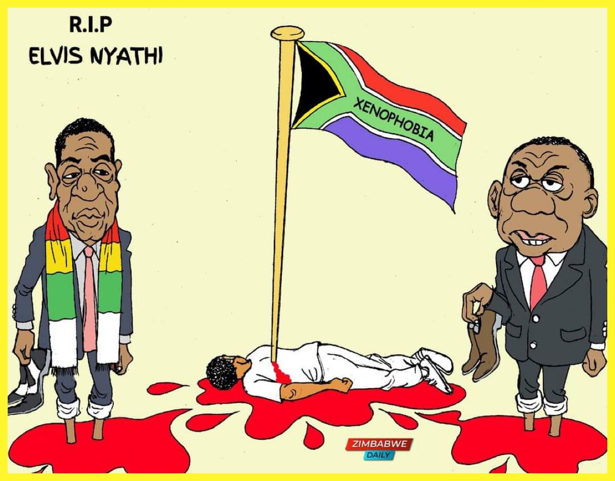 Mnangagwa blames SA xenophobia attacks on Western countries